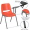 Flash Furniture Orange Ergonomic Shell Chair with Left Handed Flip-Up Tablet Arm RUT-EO1-OR-LTAB-GG - alternate 9